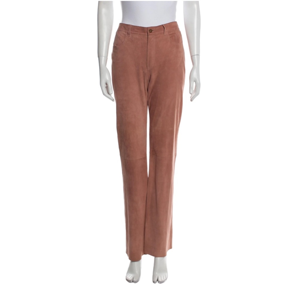 Fendi Wide Leg Leather Pants US 4, IT 40